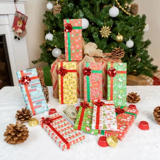 9pcs Rectangular Christmas Gift Boxes